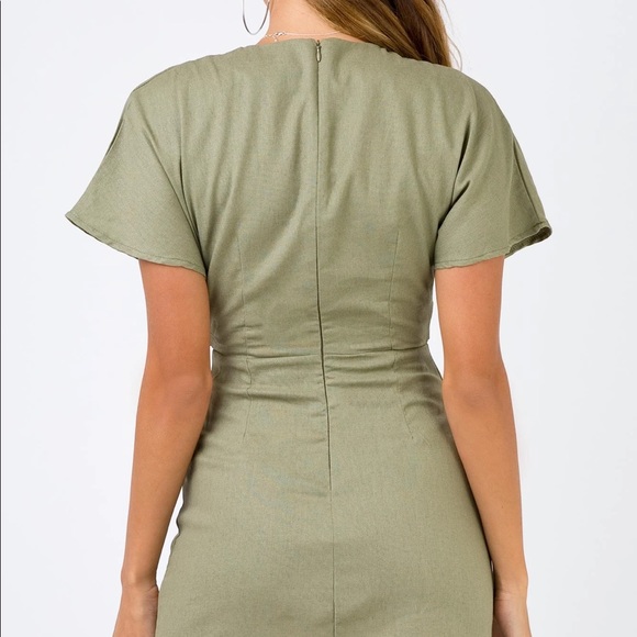 Princess Polly Tie Front Dress - Picture 2 of 4